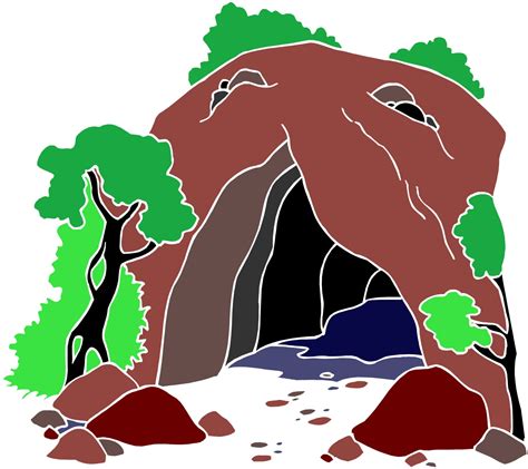 cave clipart|free printable cave art.